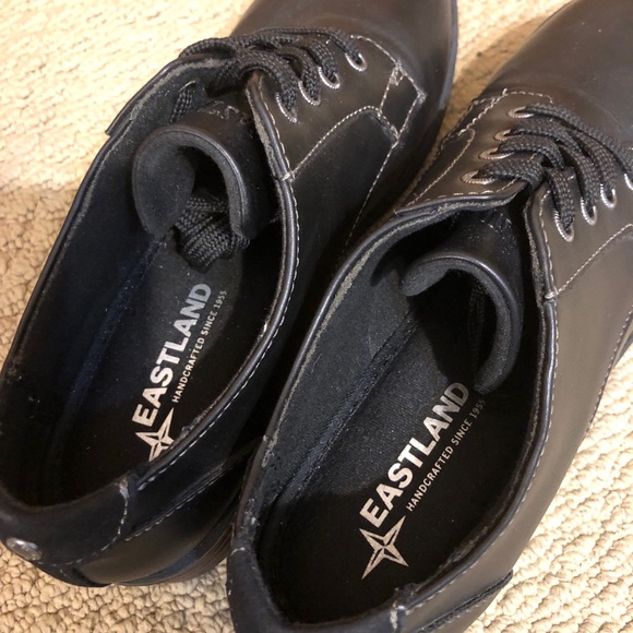 Eastland boots dress shoes women size 6 black heeled Y2K - Picture 2 of 6